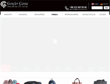 Tablet Screenshot of genclercanta.com